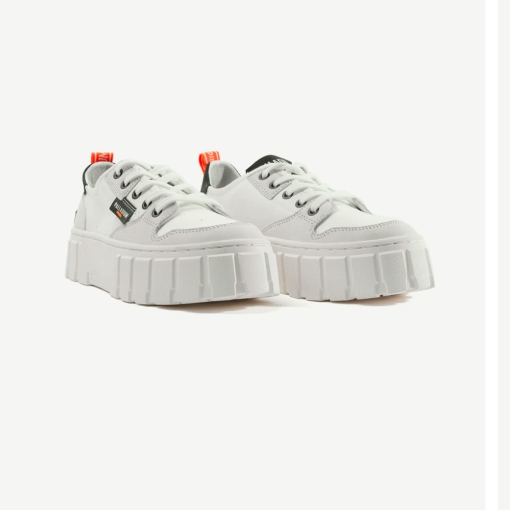 Women White Sneakers by Palladium